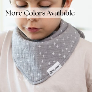 Child THICK Bandana Bib | Waterproof and Absorbent Special Needs Bib | Organic Cotton Bib | Toddler Drool Bib | Drool Scarf | Dignity Bib