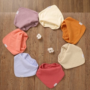 Waterproof and Absorbent Special Needs Bib | Toddler Drool Bib | Kid Bandana Bib | Drool Scarf | Organic Cotton Bib | Dignity Bib | Spit Bib