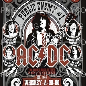 Acdc PNG l Acdc Arts l Acdc Prints l Acdc Art l ACDC l Retro l Acdc Band l Metal Band Arts l Rock Metal Arts