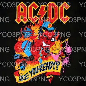 Acdc PNG l Acdc Arts l Acdc Prints l Acdc Art l ACDC l Retro l Acdc Band l Metal Band Arts l Rock Metal Arts