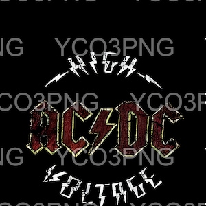 Acdc PNG l Acdc Arts l Acdc Prints l Acdc Art l ACDC l Retro l Acdc Band l Metal Band Arts l Rock Metal Arts