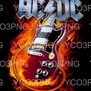 Acdc PNG l Acdc Arts l Acdc Prints l Acdc Art l ACDC l Retro l Acdc Band l Metal Band Arts l Rock Metal Arts