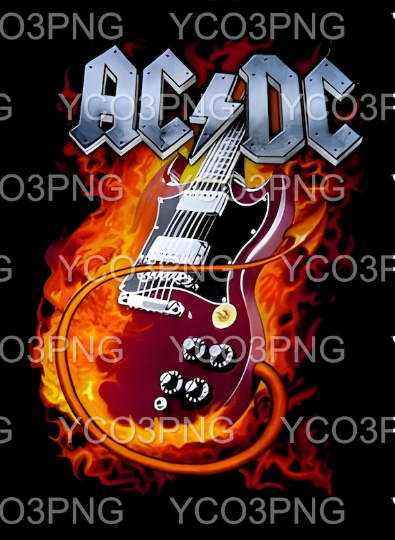 Acdc PNG l Acdc Arts l Acdc Prints l Acdc Art l ACDC l Retro l Acdc Band l Metal Band Arts l Rock Metal Arts