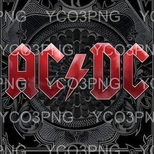 Acdc PNG l Acdc Arts l Acdc Prints l Acdc Art l ACDC l Retro l Acdc Band l Metal Band Arts l Rock Metal Arts