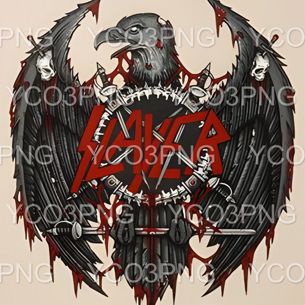 Slayer PNG l Slayer  Arts l Slayer  Prints l Slayer Art l Slayer  l Slayer Band Art l Slayer Band l Metal Band Arts l Rock Metal Arts