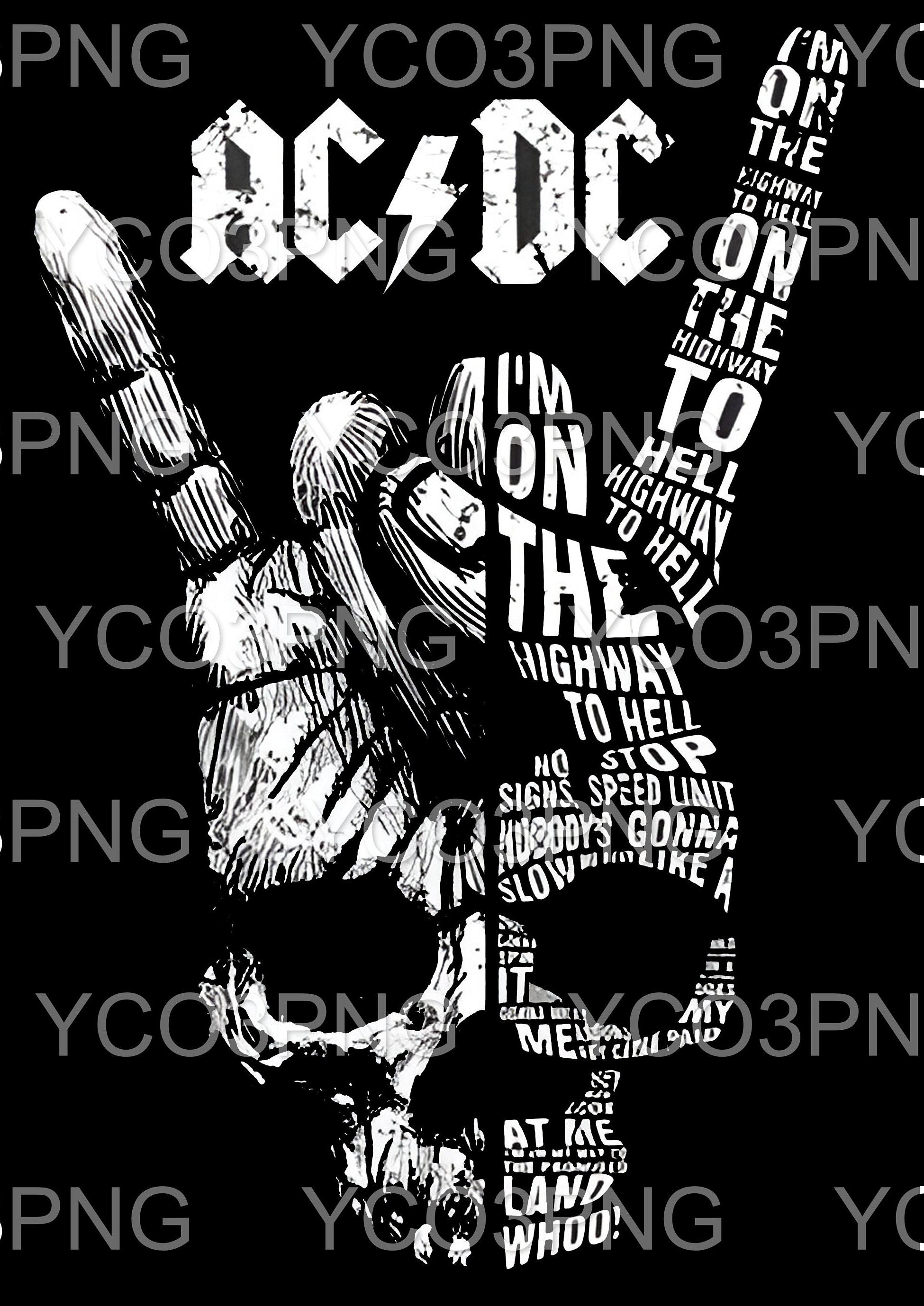 Acdc PNG L Acdc Arts L Acdc Prints L Acdc Art L ACDC L Retro L Acdc ...