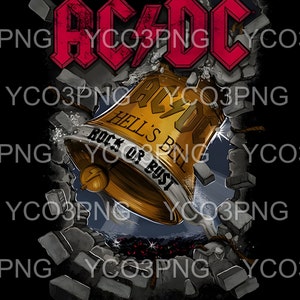 Acdc PNG l Acdc Arts l Acdc Prints l Acdc Art l ACDC l Retro l Acdc Band l Metal Band Arts l Rock Metal Arts