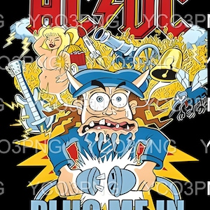 Acdc PNG l Acdc Arts l Acdc Prints l Acdc Art l ACDC l Retro l Acdc Band l Metal Band Arts l Rock Metal Arts