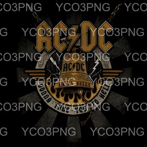 Acdc PNG l Acdc Arts l Acdc Prints l Acdc Art l ACDC l Retro l Acdc Band l Metal Band Arts l Rock Metal Arts