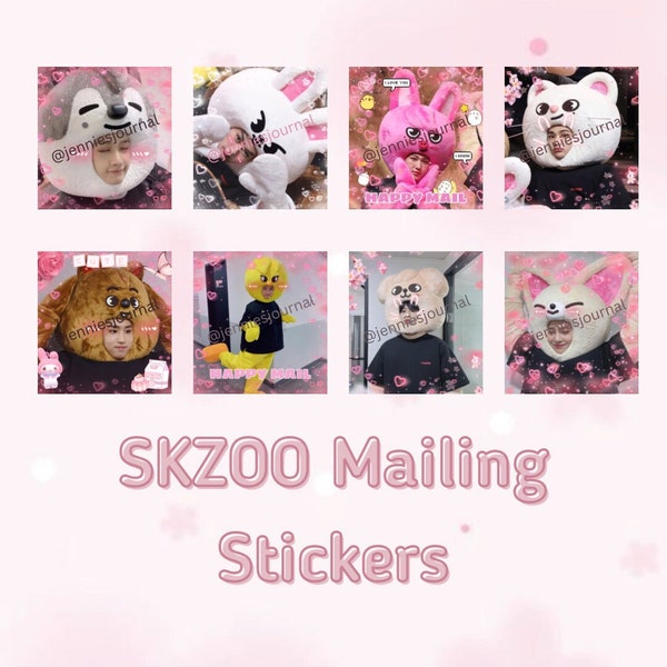 Stray Kids SKZOO K-pop Mailing Stickers