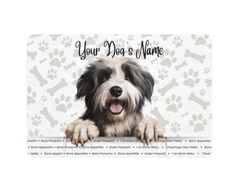 Polnische personalisierte Haustierfuttermatte, benutzerdefinierte Hundefuttermatte, Hundefütterungsmatte, niedliche Haustiermatte, Geschenk für Hundeliebhaber
