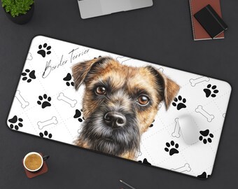 Border Terrier Desk Mat