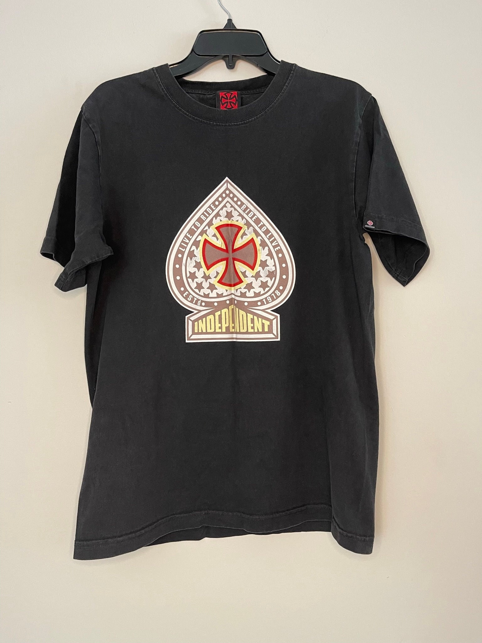 トップス 90s Independent Trucks Long T Shirt Independent Trucks SUSPENSION SKETCH LONG SLEEVE Skateboard