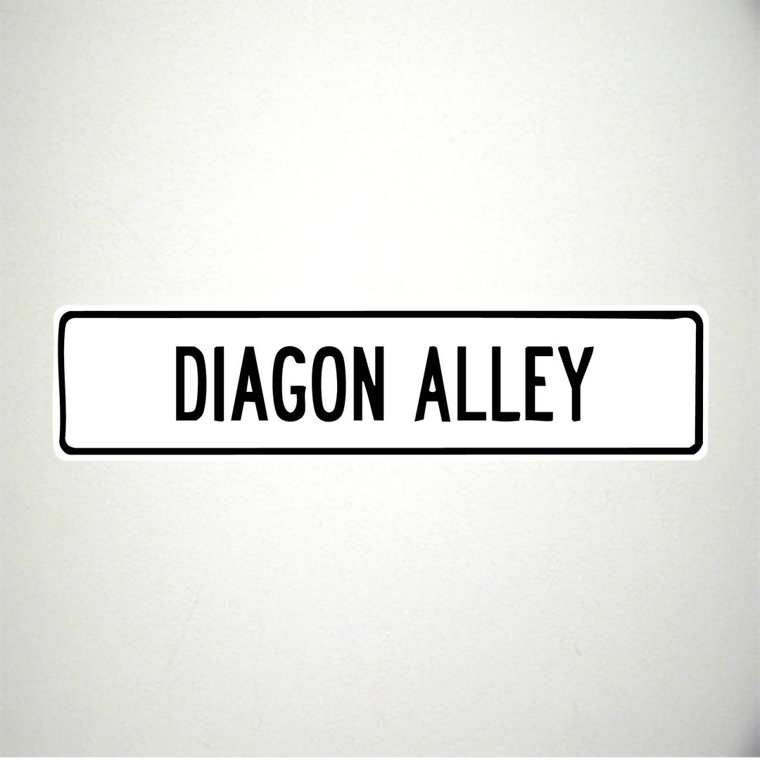 Diagon Alley Street Sign - Etsy