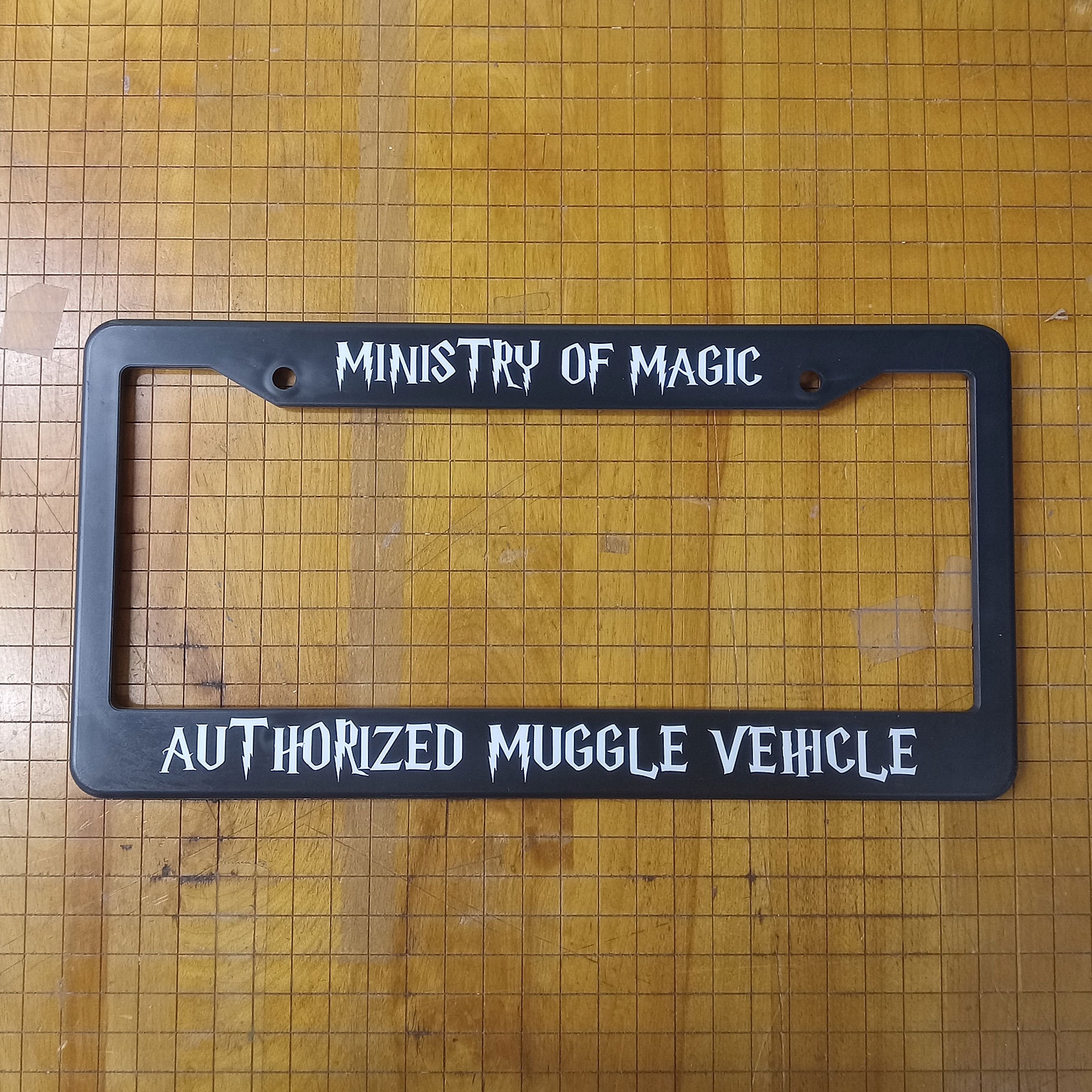Ministry of Magic Muggle Vehicle License Plate Cover