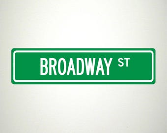 Broadway Street Sign