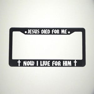 Christian License Plate Holder