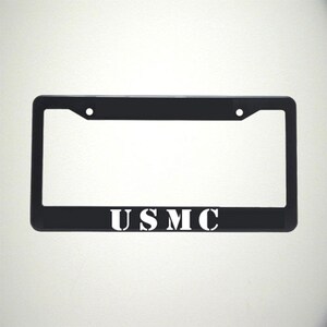 USMC License Plate Cover