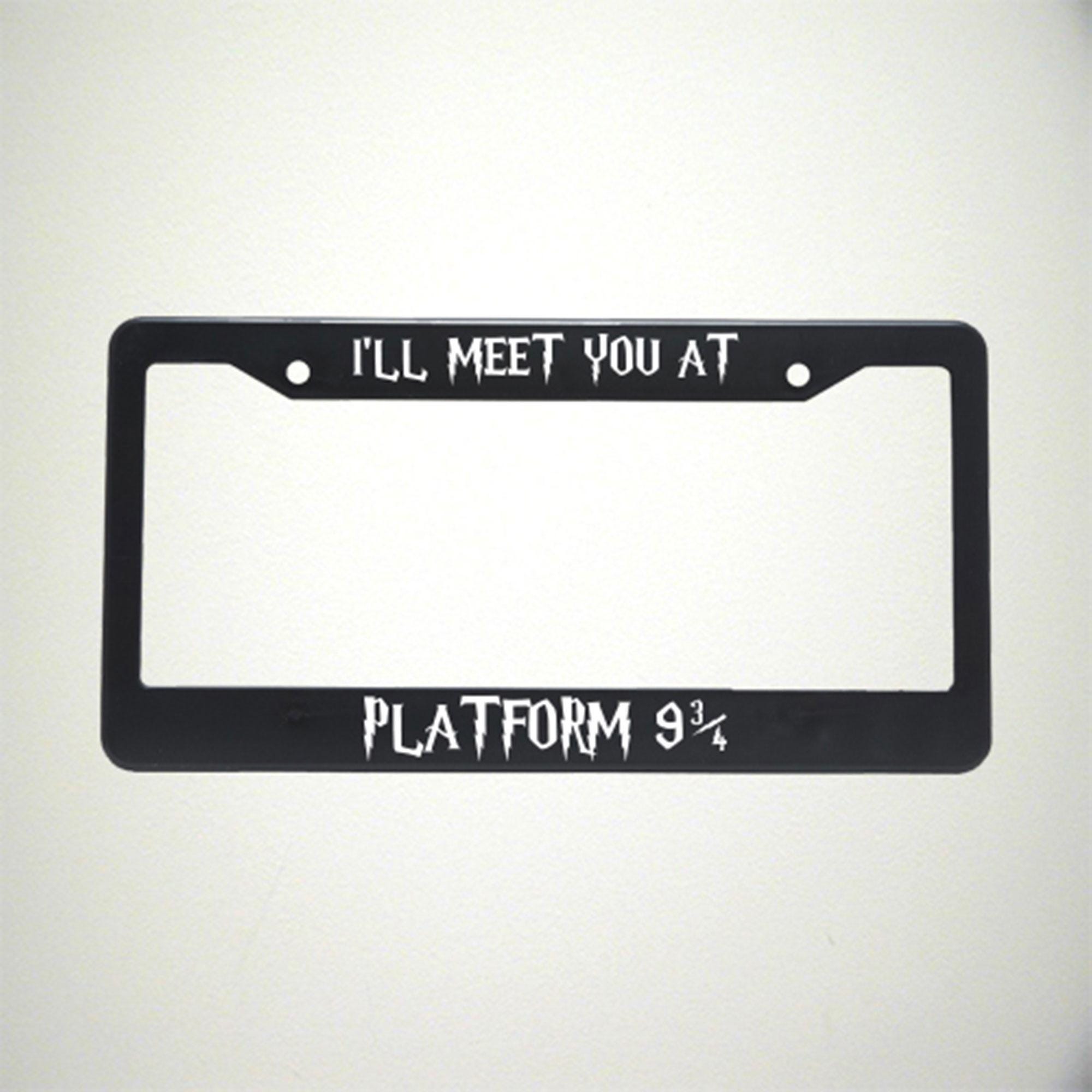 Harry Potter Ministry Of Magic Muggle Vehicle License Plate Frame – Chrome, Officially Authorized