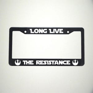 Long Live the Resistance License Plate Cover