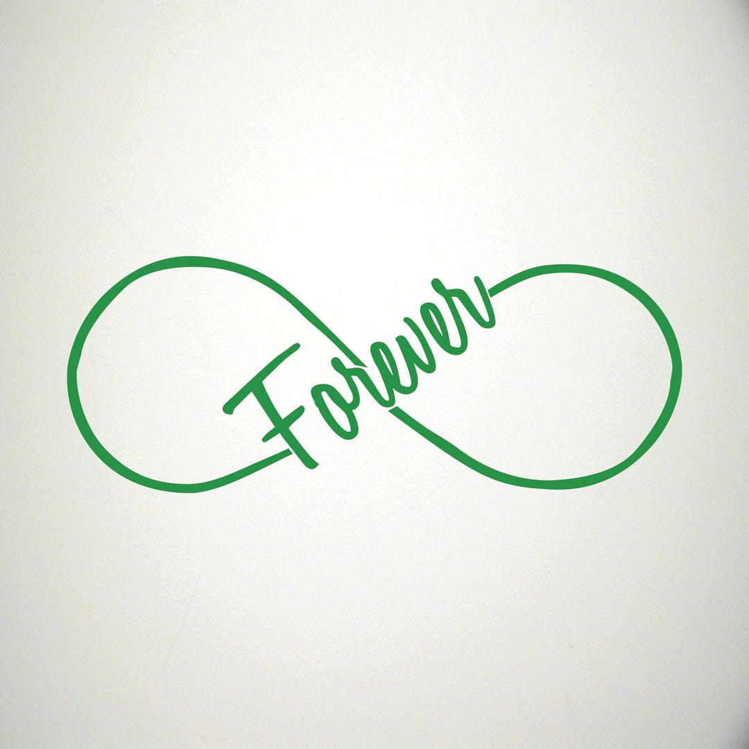 Forever Infinity Wall Sticker - Etsy