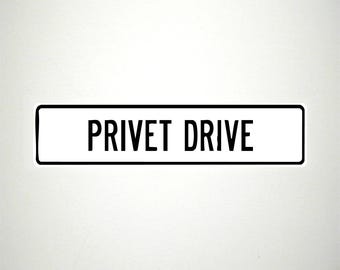 Privet Drive Street Sign