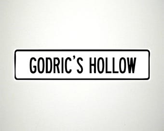 Godric's Hollow Street Sign