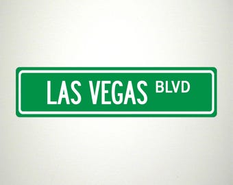 Las Vegas BLVD Street Sign