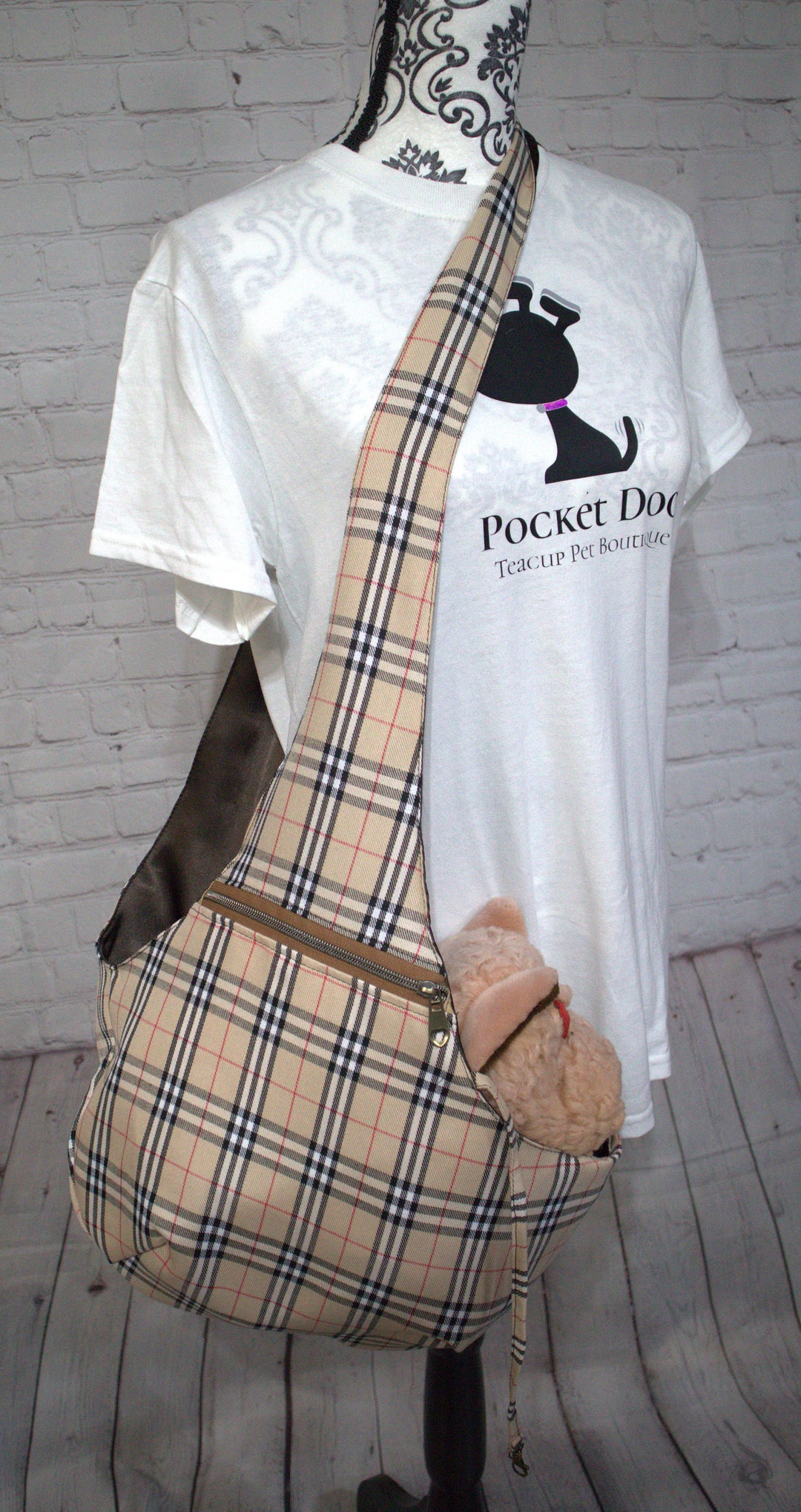 Teacup Pet Sling Bag Dog Carrier Reversed Etsy