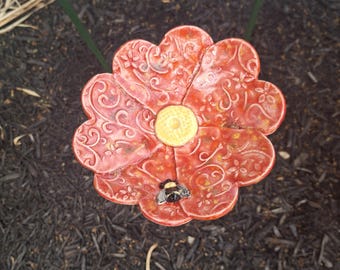 Bee watering station, butterfly bath, garden flower, garden gift, naturelovers,love,bird feeder,house warming gift, dad gift.