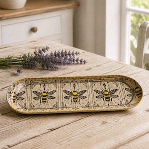 Handmade Ceramic Serving Trays – Bee & Dragonfly Designs | Nature-Inspired Pottery