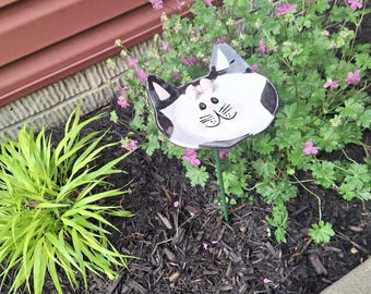 Ceramic Cat Bee Bath: Garden Bird Feeder, Butterfly Water Cup