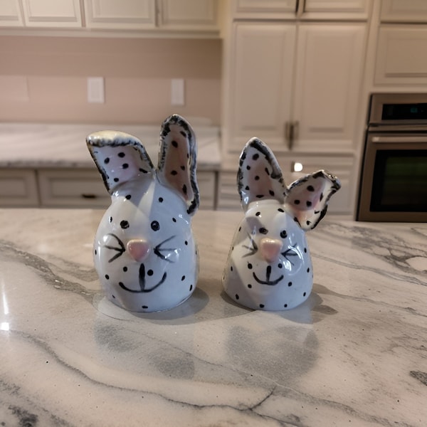 Handmade Pottery Bunny: Whimsical Ceramic Rabbit Decor