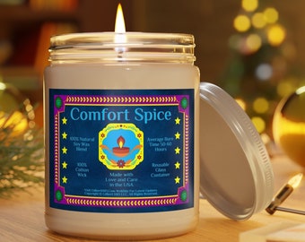 Comfort Spice Scented 100% Soy Candle Jar 9oz/255g