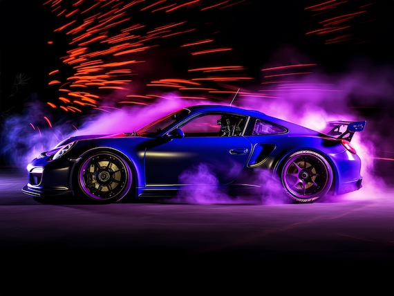Purple Porsche