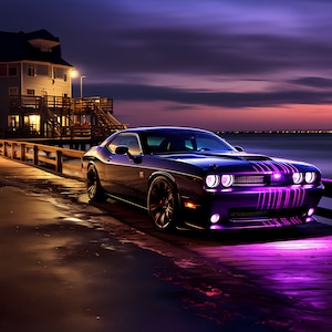 Black Dodge Challenger Hellcat