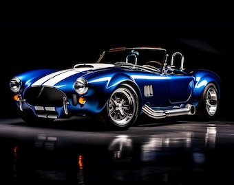 Blue Shelby Cobra