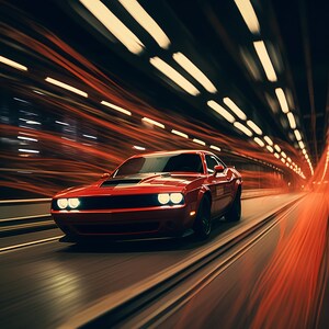 Tunnel Drive Dodge Challenger Hellcat