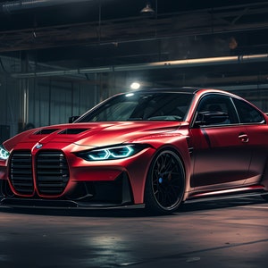Red BMW M4