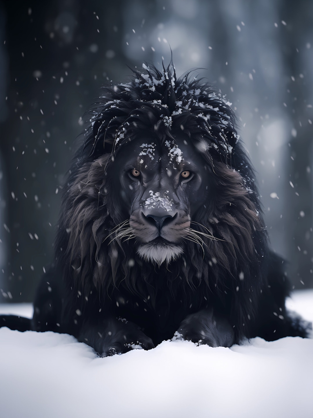 ブラックライオン - Etsy 日本