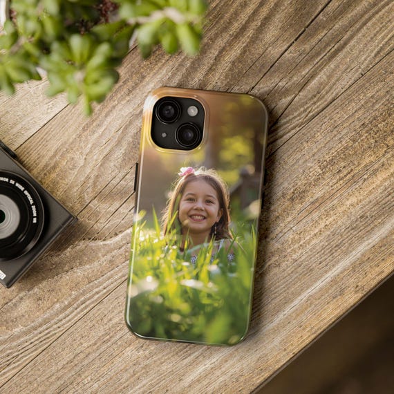 Personalized iPhone Samsung Cover Tough phonecase Photo Phone Case Picture Photo Image Case Cover Personalized phonecase pet photo phonecase