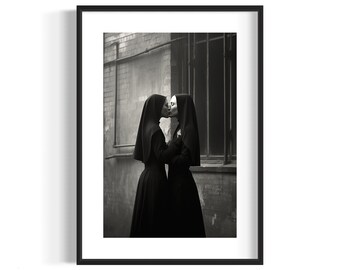 フェミニストのウォールアート、女性を力づけるポスター、白黒写真プリント、強い女性のアート、フェミニストギフト、リビングルームの装飾