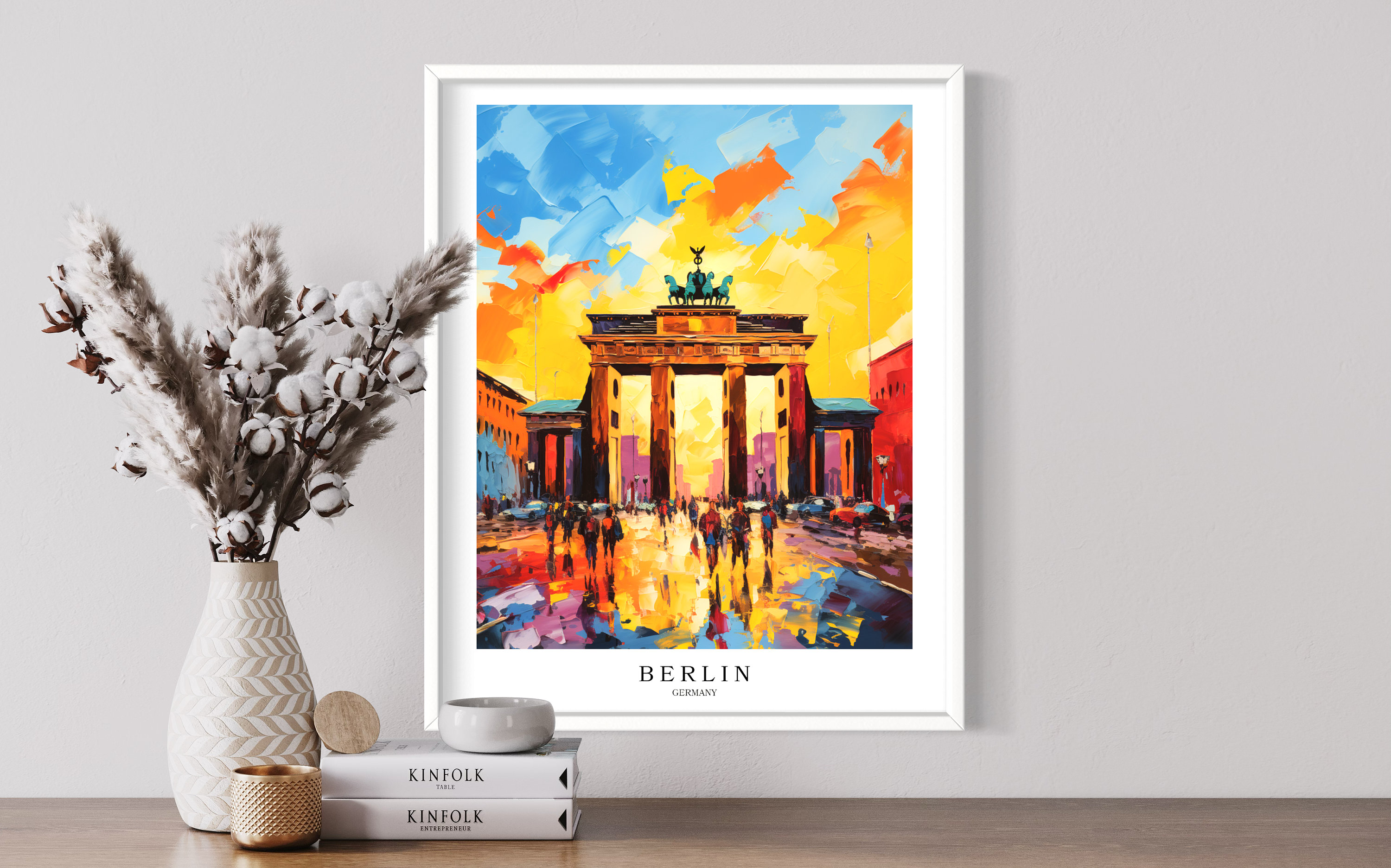 Berlin Art Print Berlin Wall Decor Germany Art Wall Decor Any City Any ...