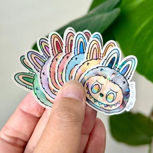 BIE Labubu Holographic Sticker Series