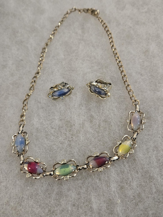 Sarah Cov necklace and earrings set
