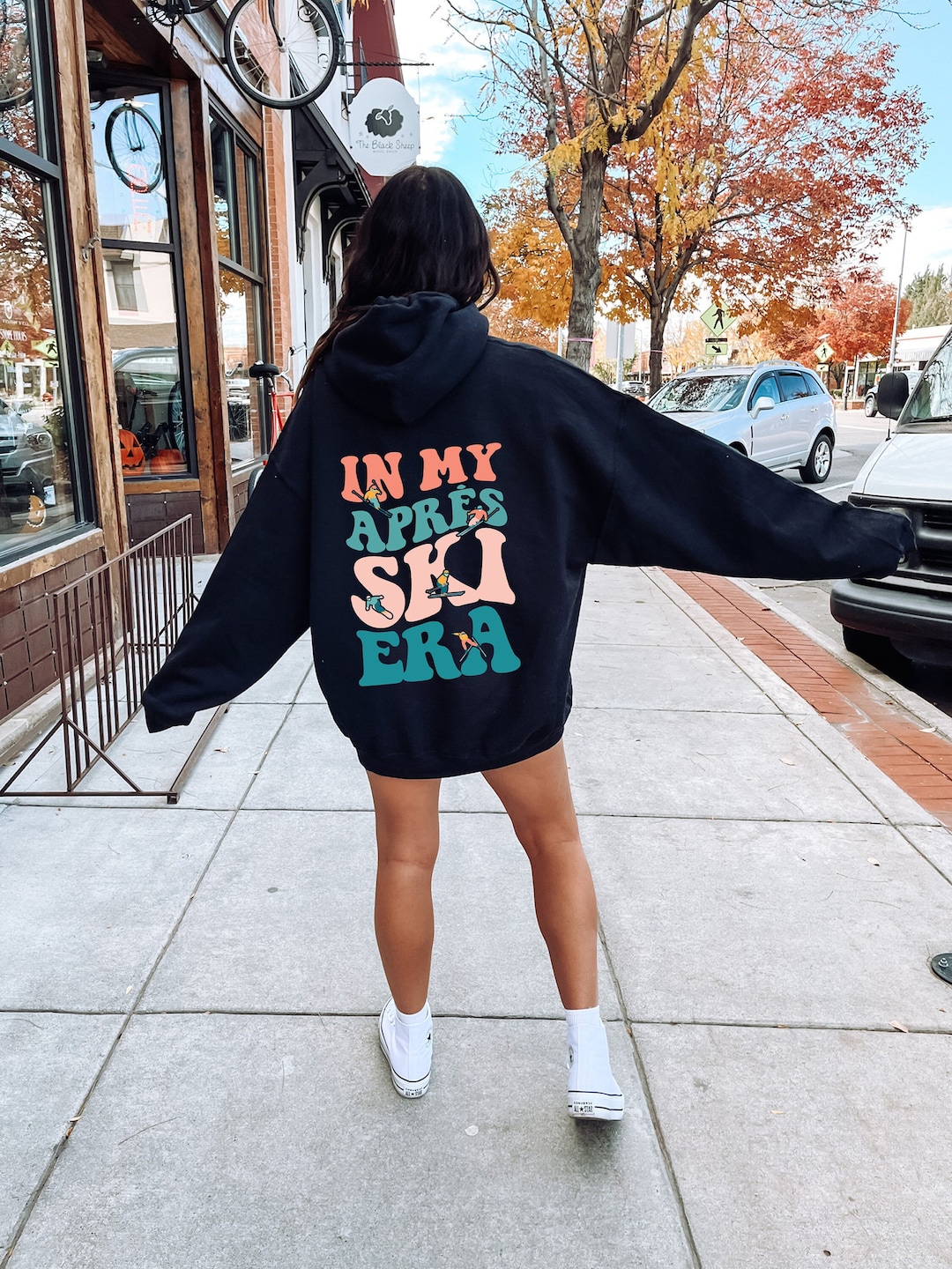 In My Apres Ski Era Hoodie, Skiing Lover Sweatshirt for Women, Ski