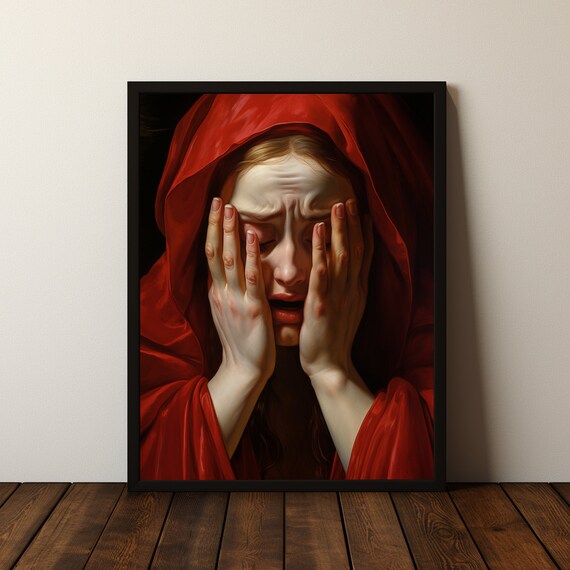 Remorse | Renaissance Painting. Artwork Home Decor Gift. Original Work of Art. Victorian Style. Classical Art - Etsy Israel