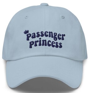 Passenger Princess | Embroidered Baseball, Trucker, Bucket, High-Pony Hats | 35 Colors Available