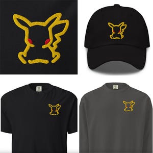Anime Monster #25 | Embroidered Dad Hat, Shirt, or Sweater | Pick Your Product | High-Quality Embroidery & Brands | Over 40 Color Choices