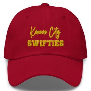Kansas City Swifties Hat | Embroidered Baseball, Trucker, Bucket, High-Pony Hats | 35 Colors Available | Eras | TS Fan